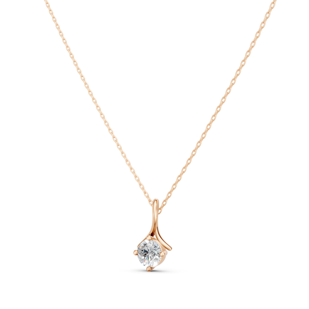 Orna Solitaire Diamond Pendent