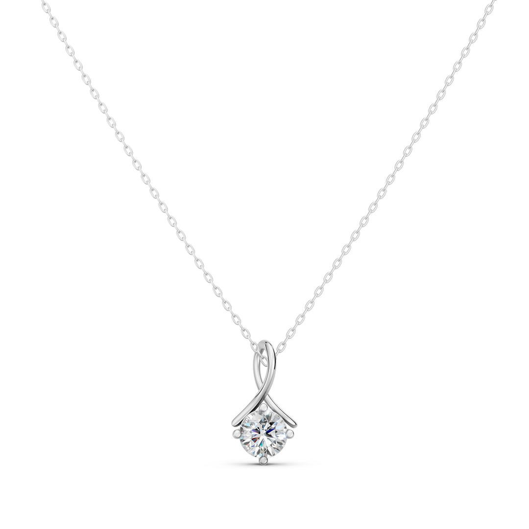 Velix Round Solitaire Ladies Pendant