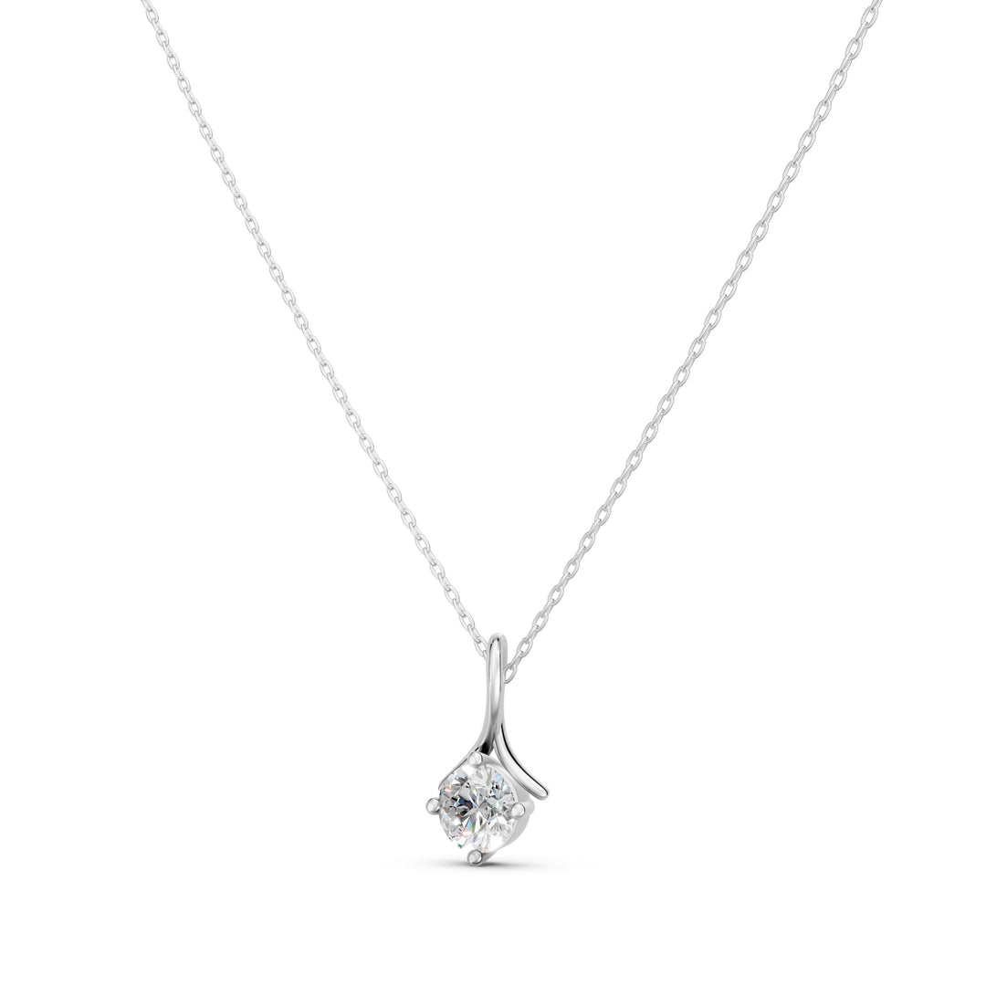 Velix Round Solitaire Ladies Pendant