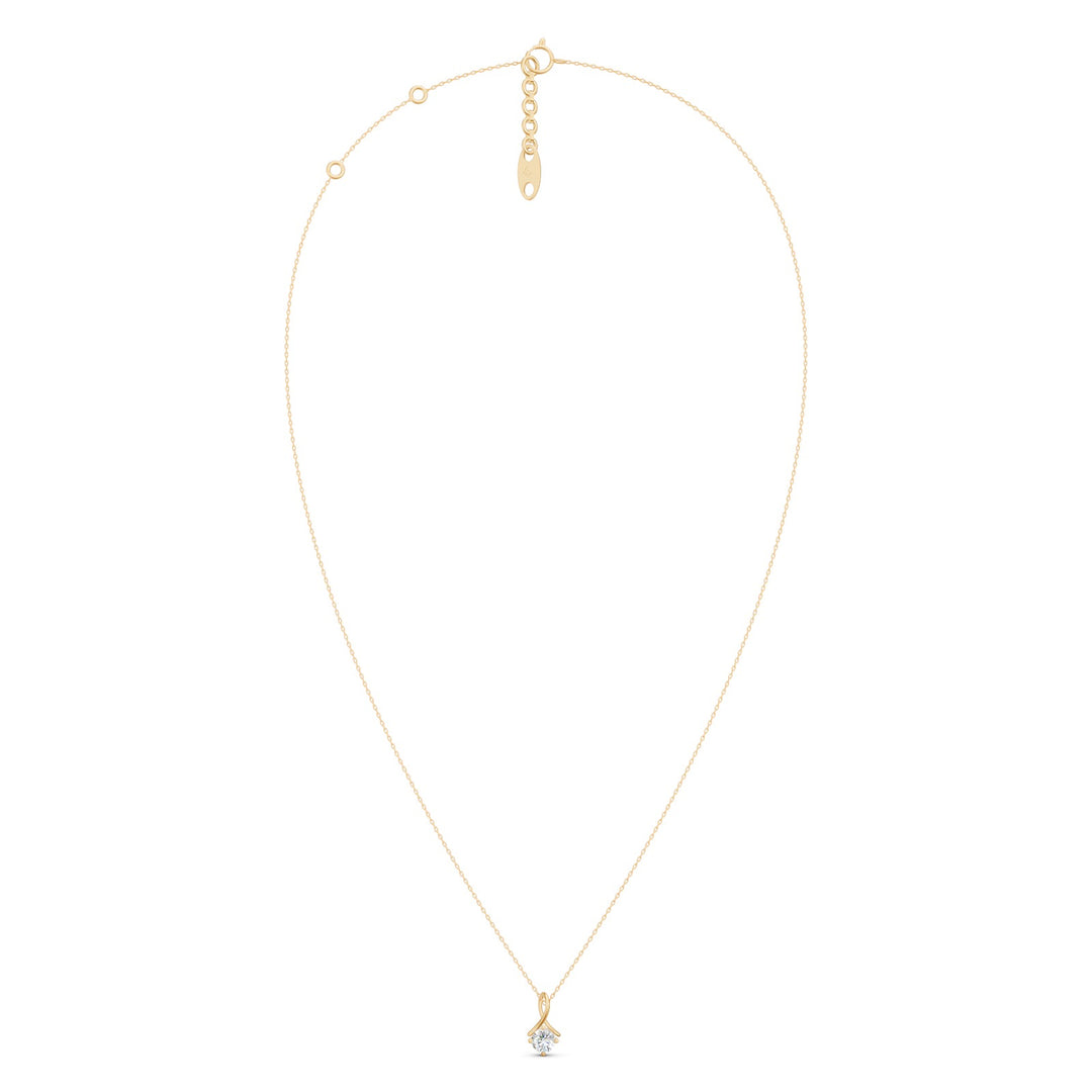 Velix Round Solitaire Ladies Pendant