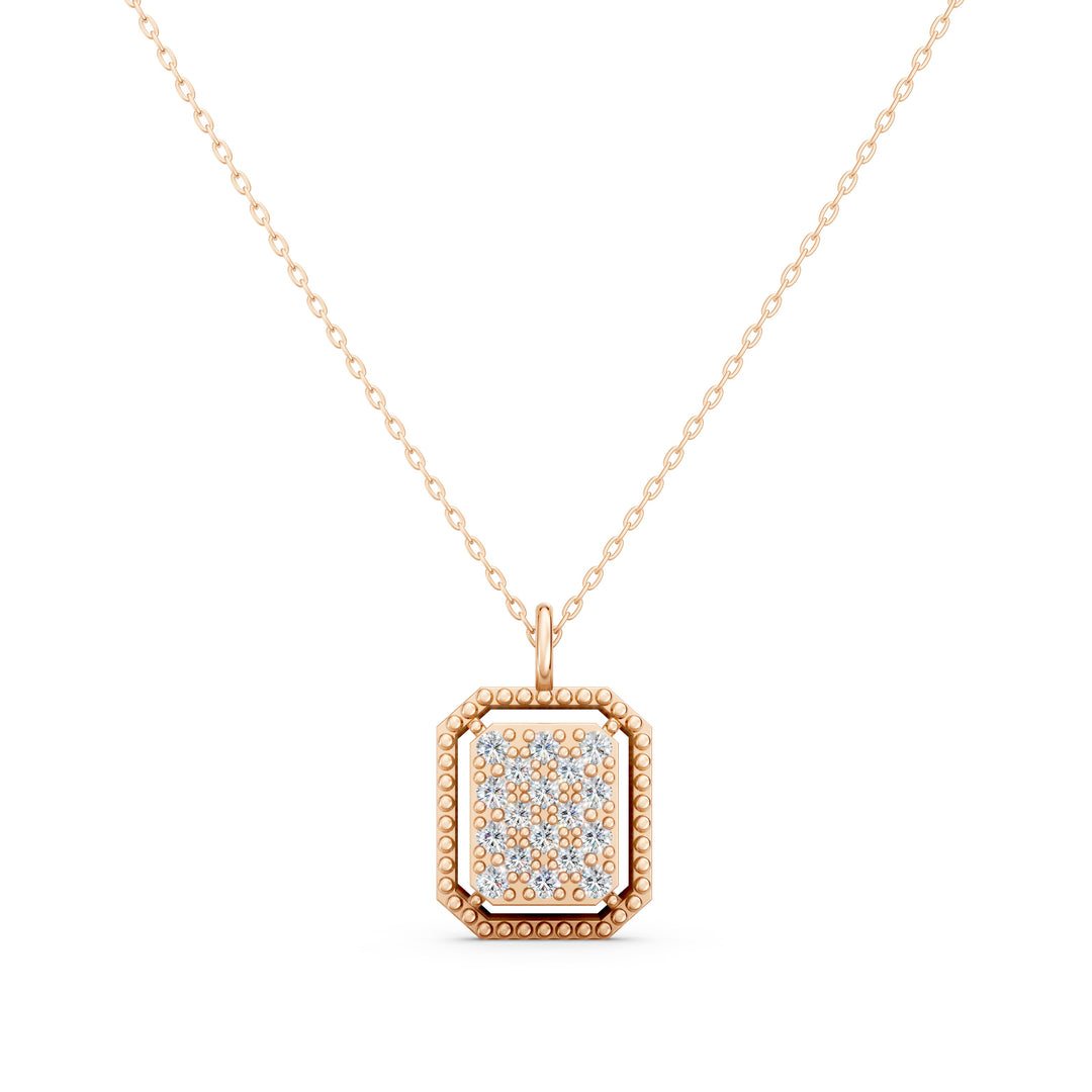 Nora Diamond chain Pendent