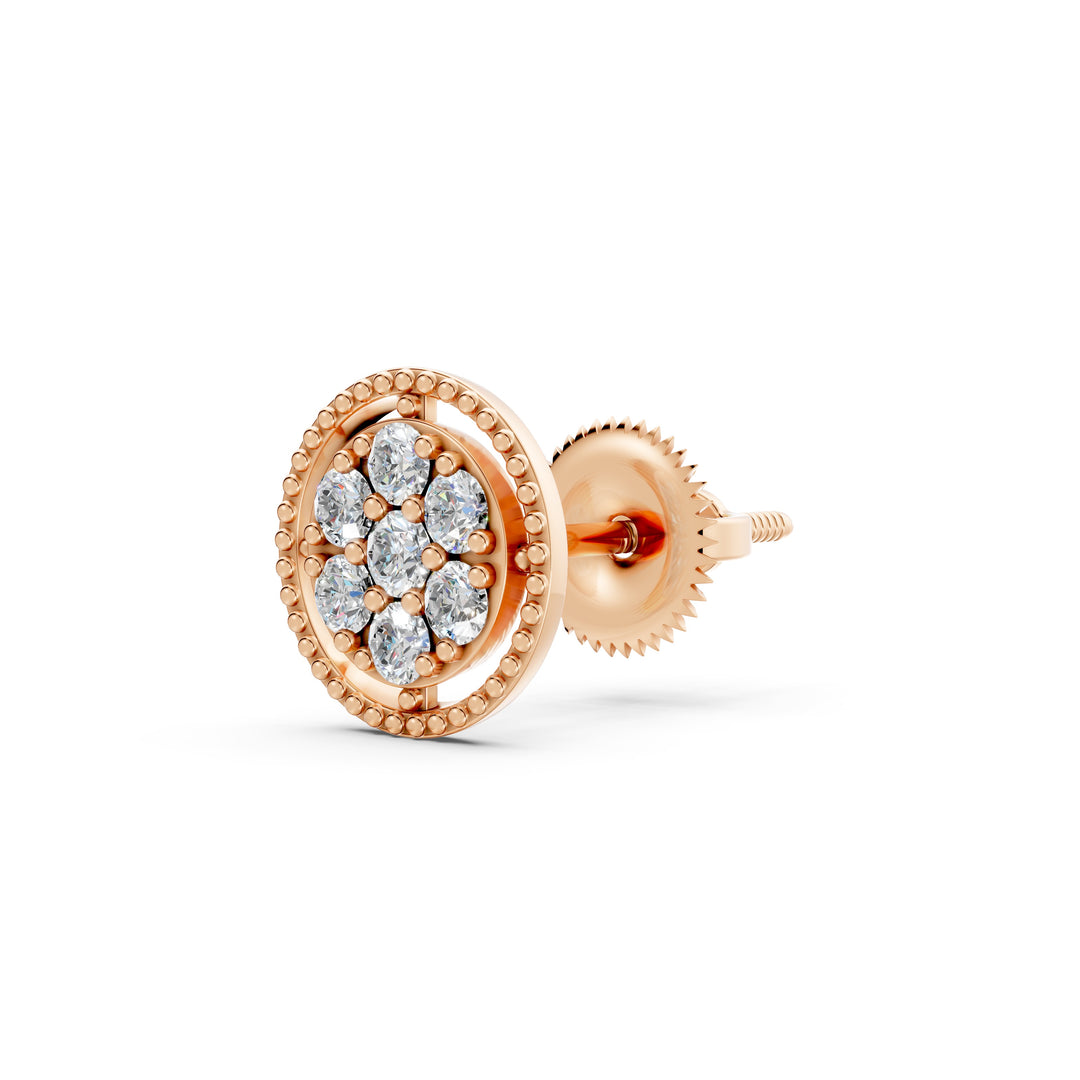 Qira Round Ladies Earring