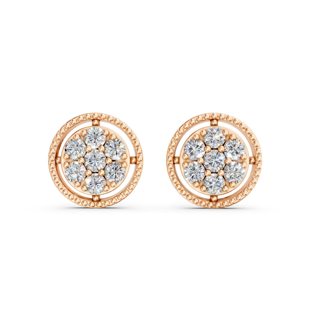 Qira Round Ladies Earring