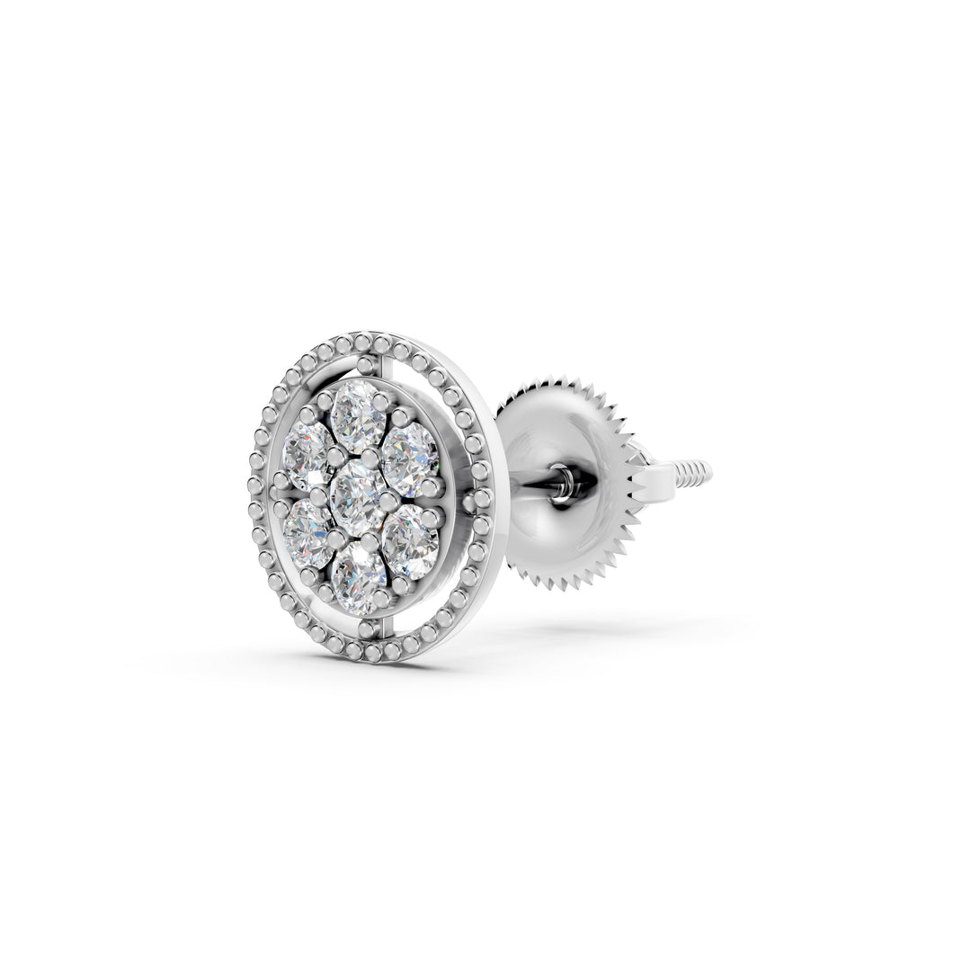 Qira Round Ladies Earring