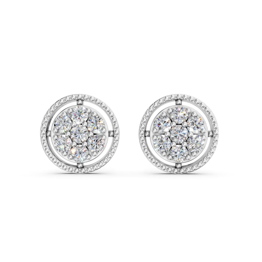 Qira Round Ladies Earring