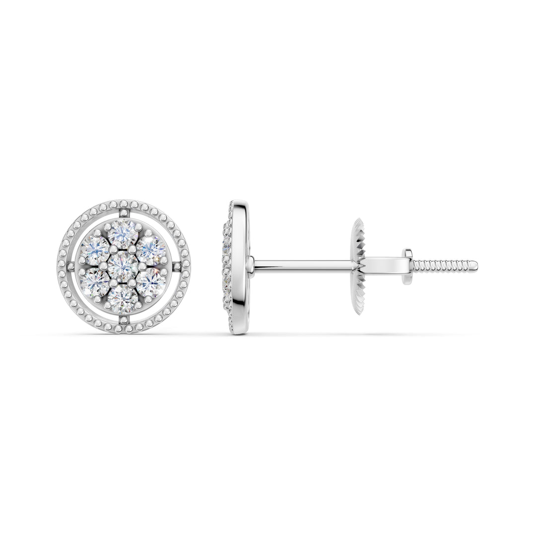 Qira Round Ladies Earring