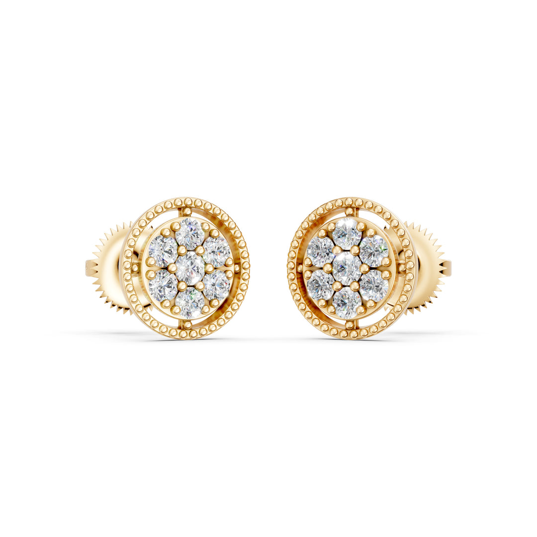 Qira Round Ladies Earring