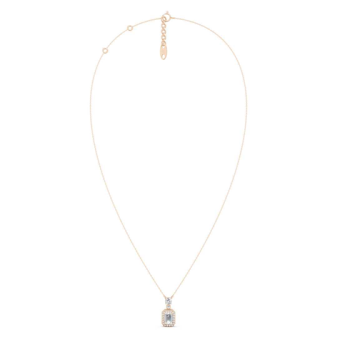 Namya Emerald Solitaire Diamond Pendent