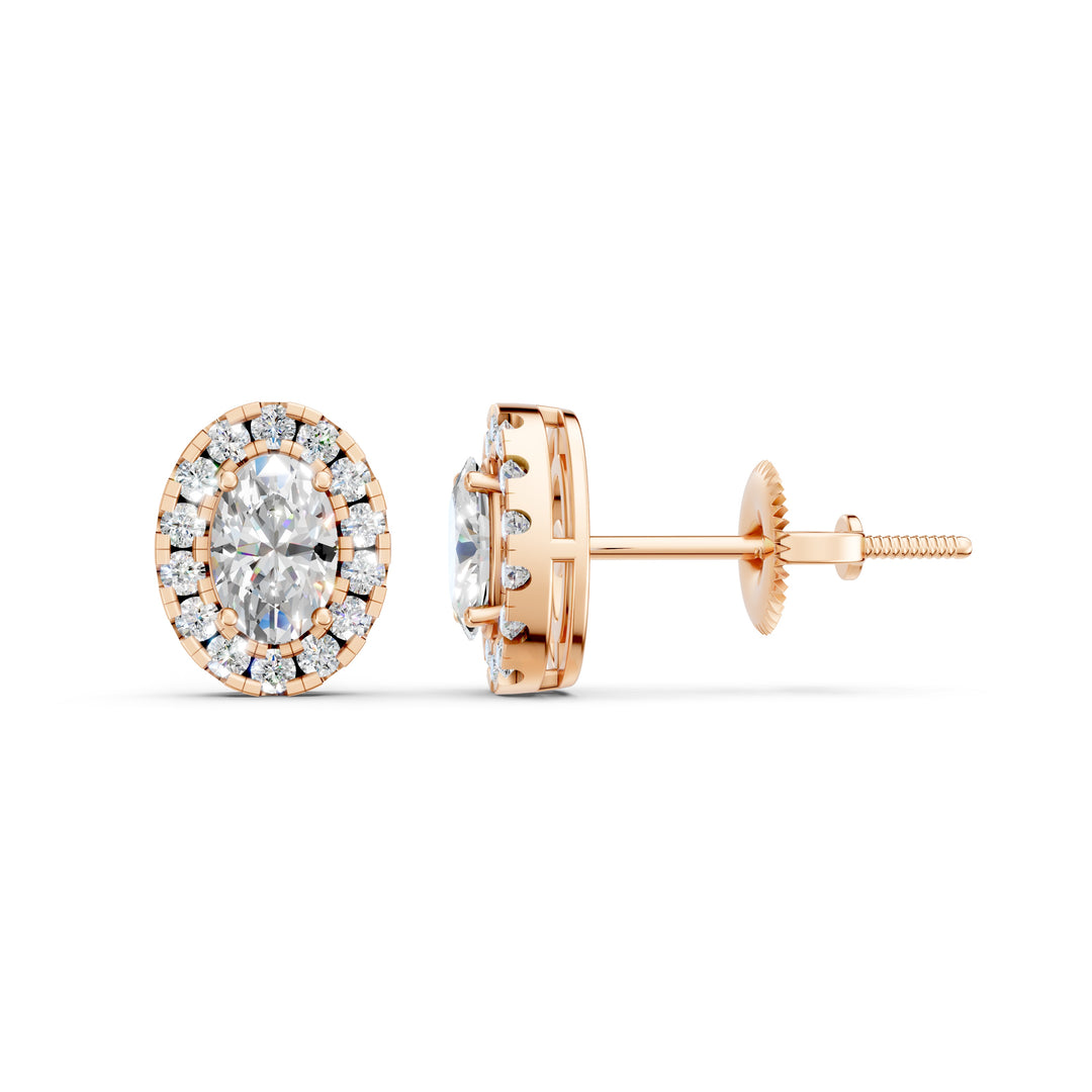 Cyra Oval Ladies Earring