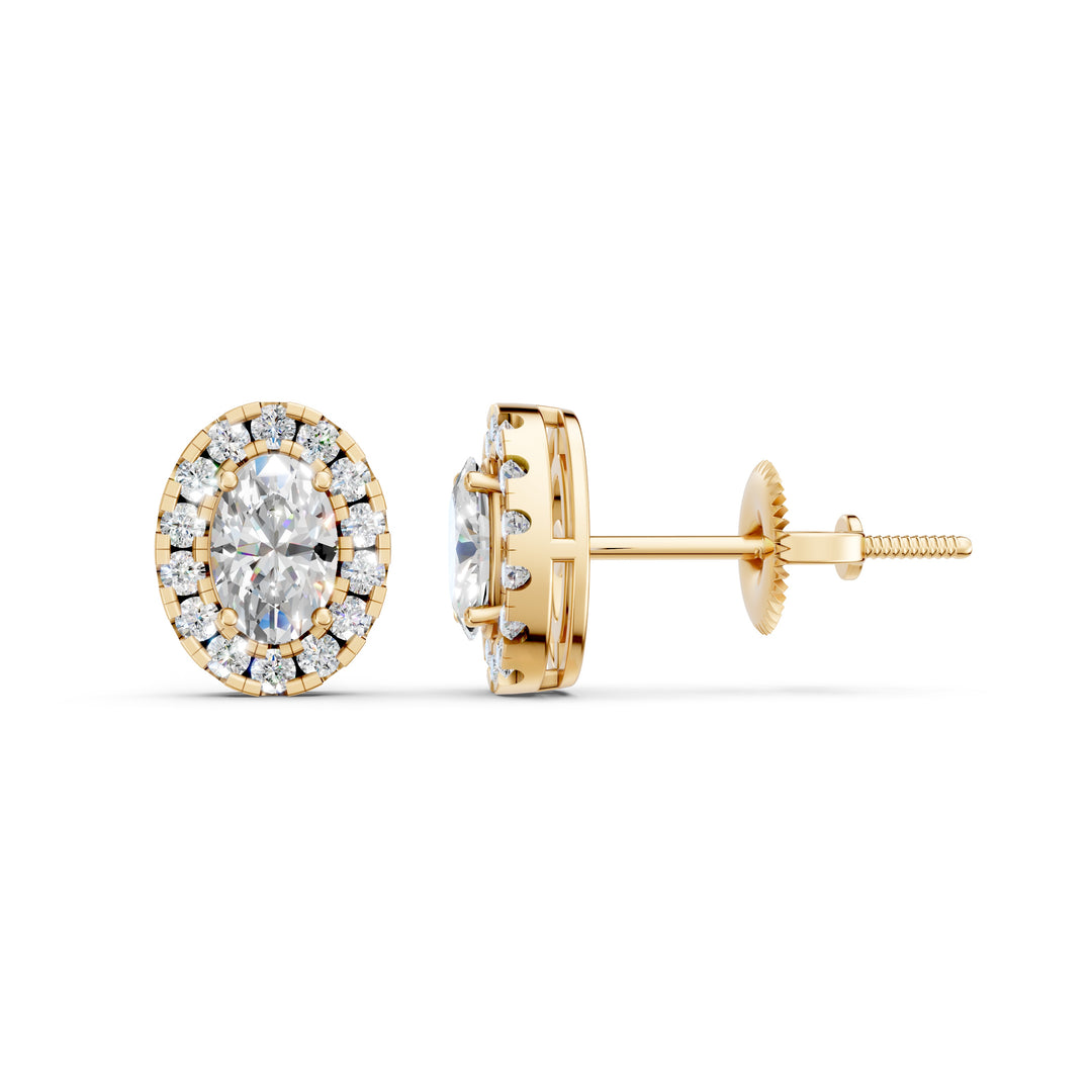 Cyra Oval Ladies Earring