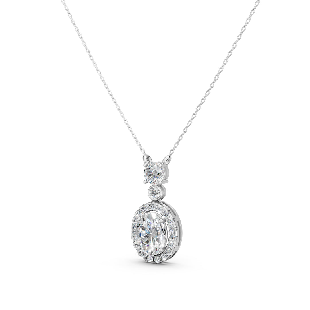 Cyra Oval Ladies Pendant