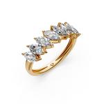 Load image into Gallery viewer, Rhea Marquise Diamond 7 stone Ladies Ring
