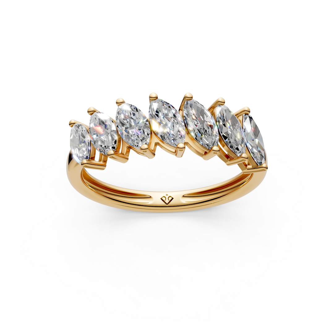 Rhea Marquise Diamond 7 stone Ladies Ring
