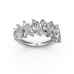 Load image into Gallery viewer, Flora Marquise Diamond 7 stone Ladies Ring
