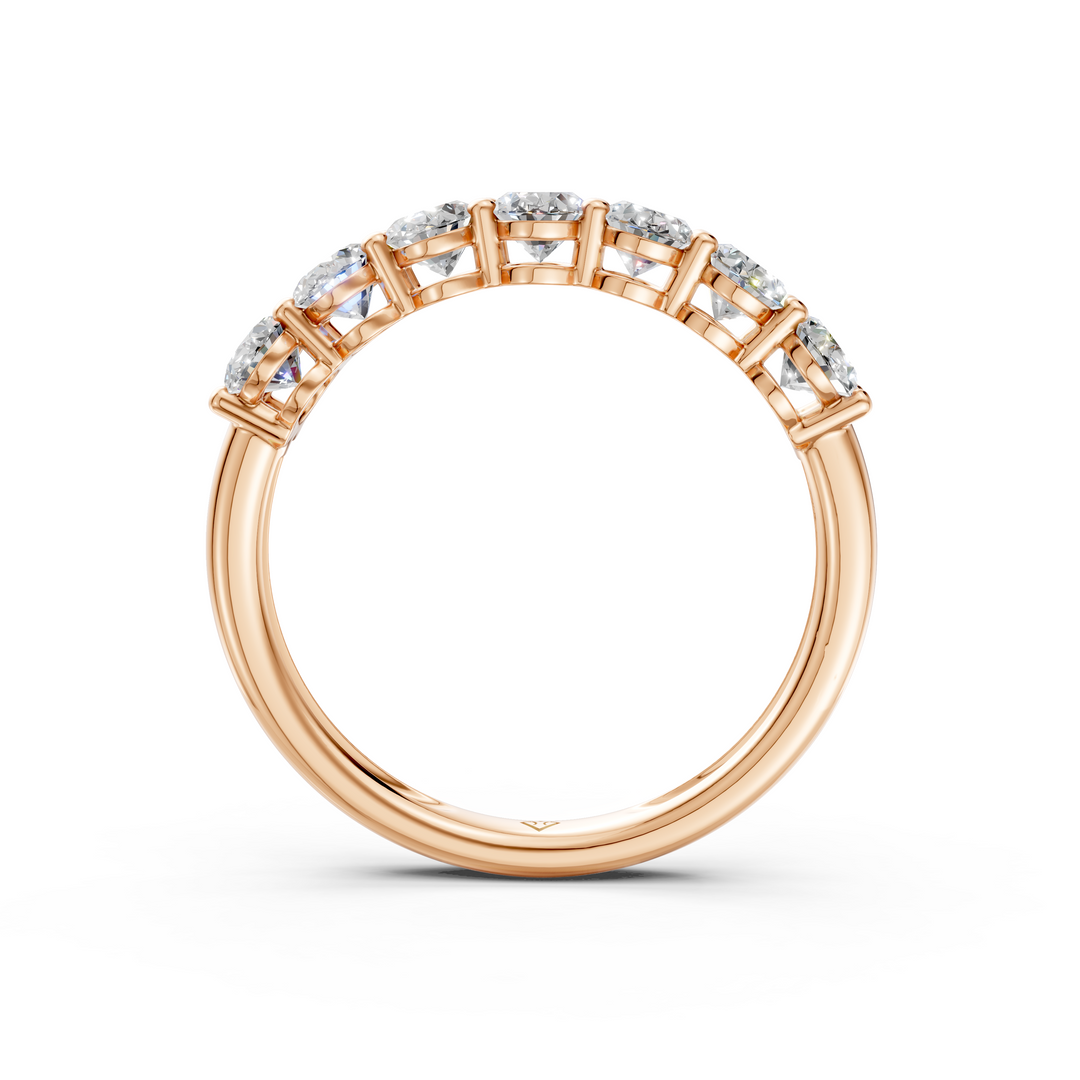 Diya Oval Diamond 7 stone Ladies Ring
