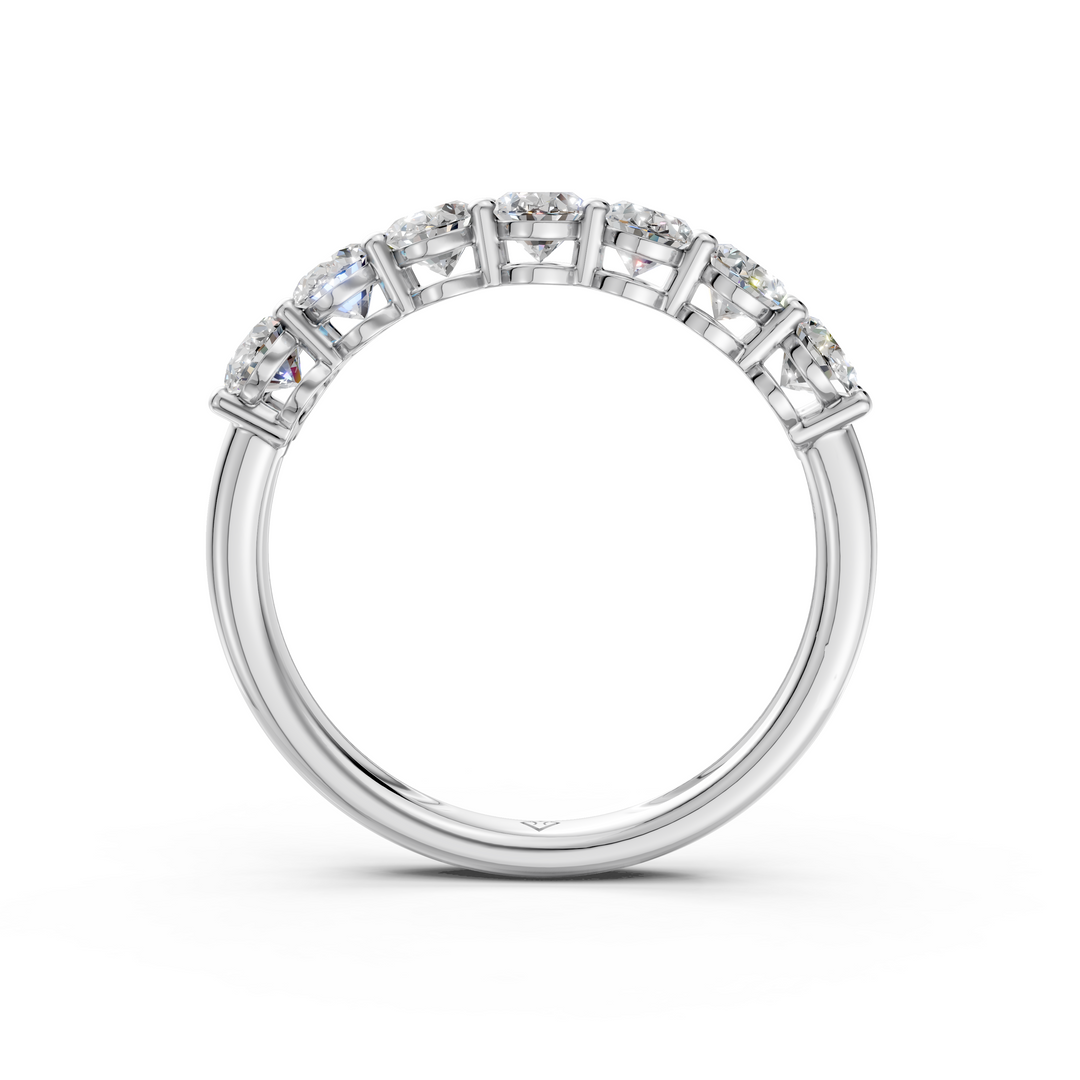 Diya Oval Diamond 7 stone Ladies Ring