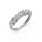Load image into Gallery viewer, Diya Oval Diamond 7 stone Ladies Ring
