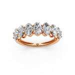 Load image into Gallery viewer, Vanya Oval Diamond 7 stone Ladies Ring
