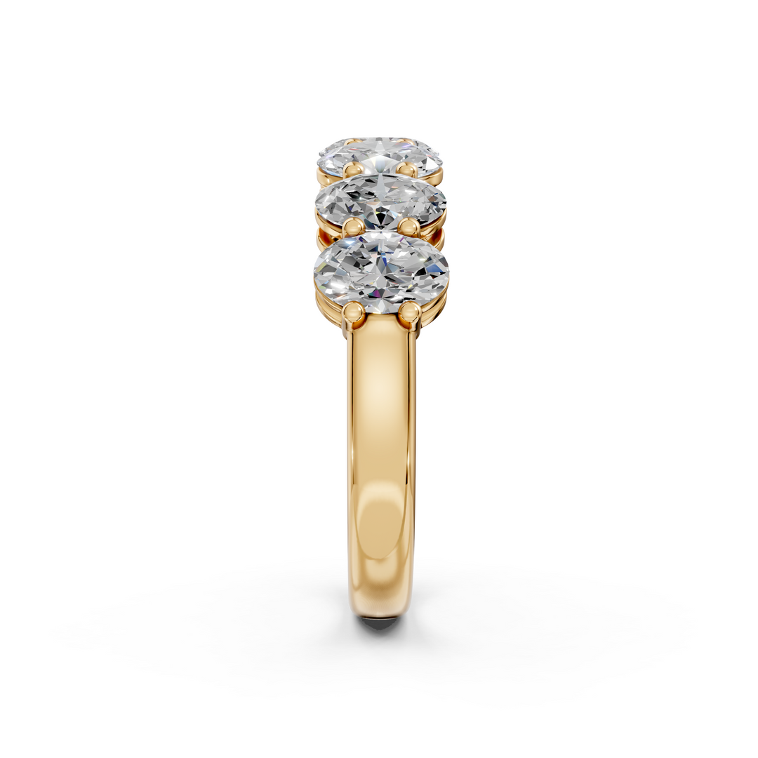 Vanya Oval Diamond 7 stone Ladies Ring