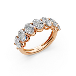 Load image into Gallery viewer, Eli Oval Diamond 7 stone Ladies Ring

