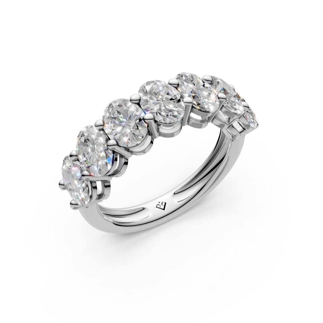 Eli Oval Diamond 7 stone Ladies Ring