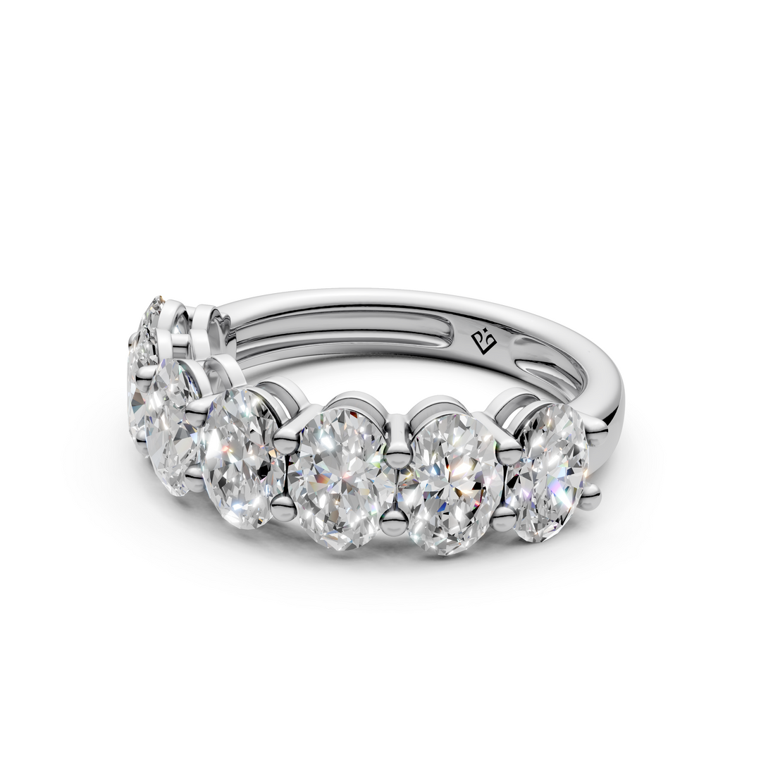 Eli Oval Diamond 7 stone Ladies Ring