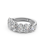 Load image into Gallery viewer, Eli Oval Diamond 7 stone Ladies Ring
