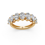 Load image into Gallery viewer, Eli Oval Diamond 7 stone Ladies Ring
