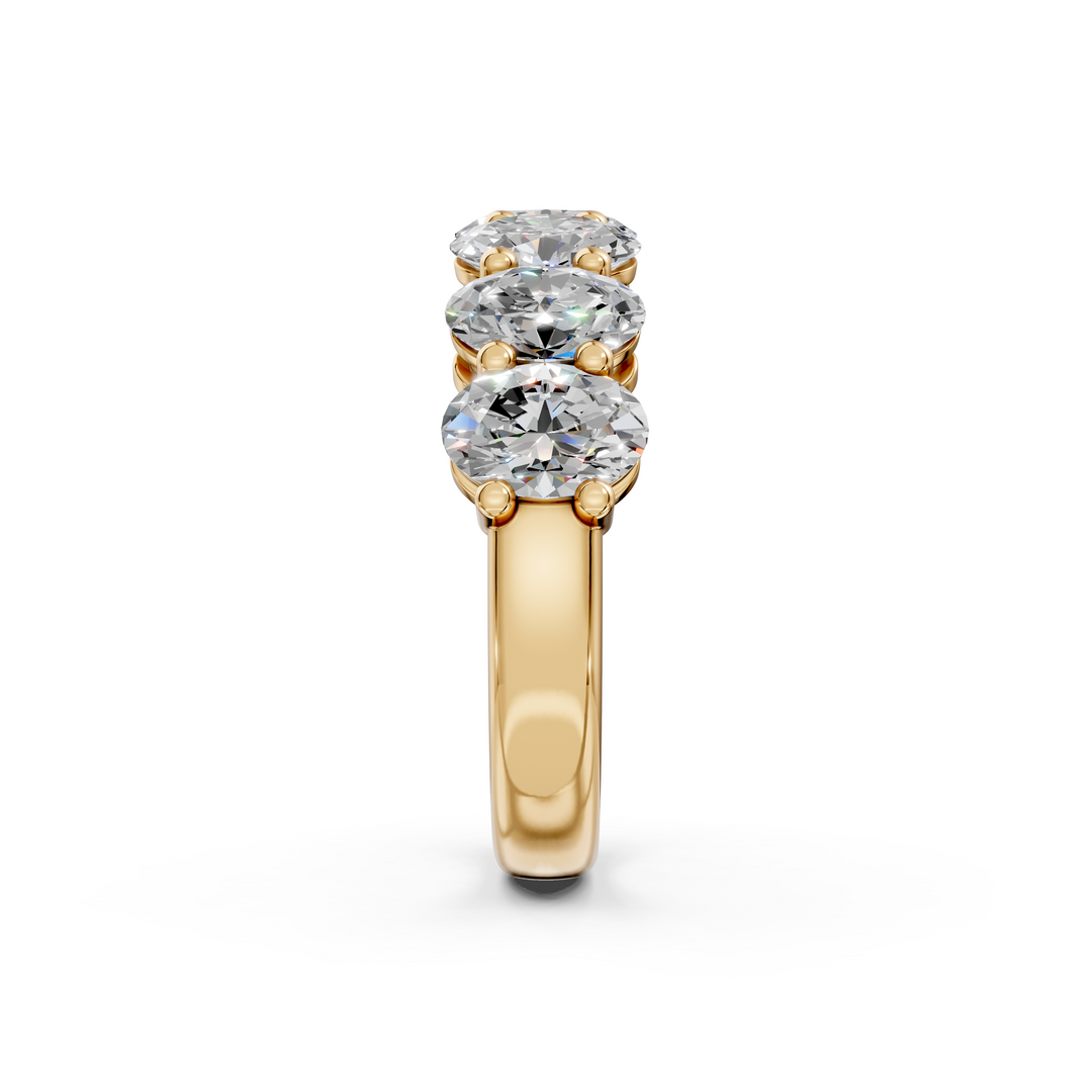 Eli Oval Diamond 7 stone Ladies Ring