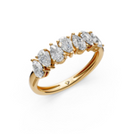 Load image into Gallery viewer, Harper Pear Diamond 7 stone Ladies Ring
