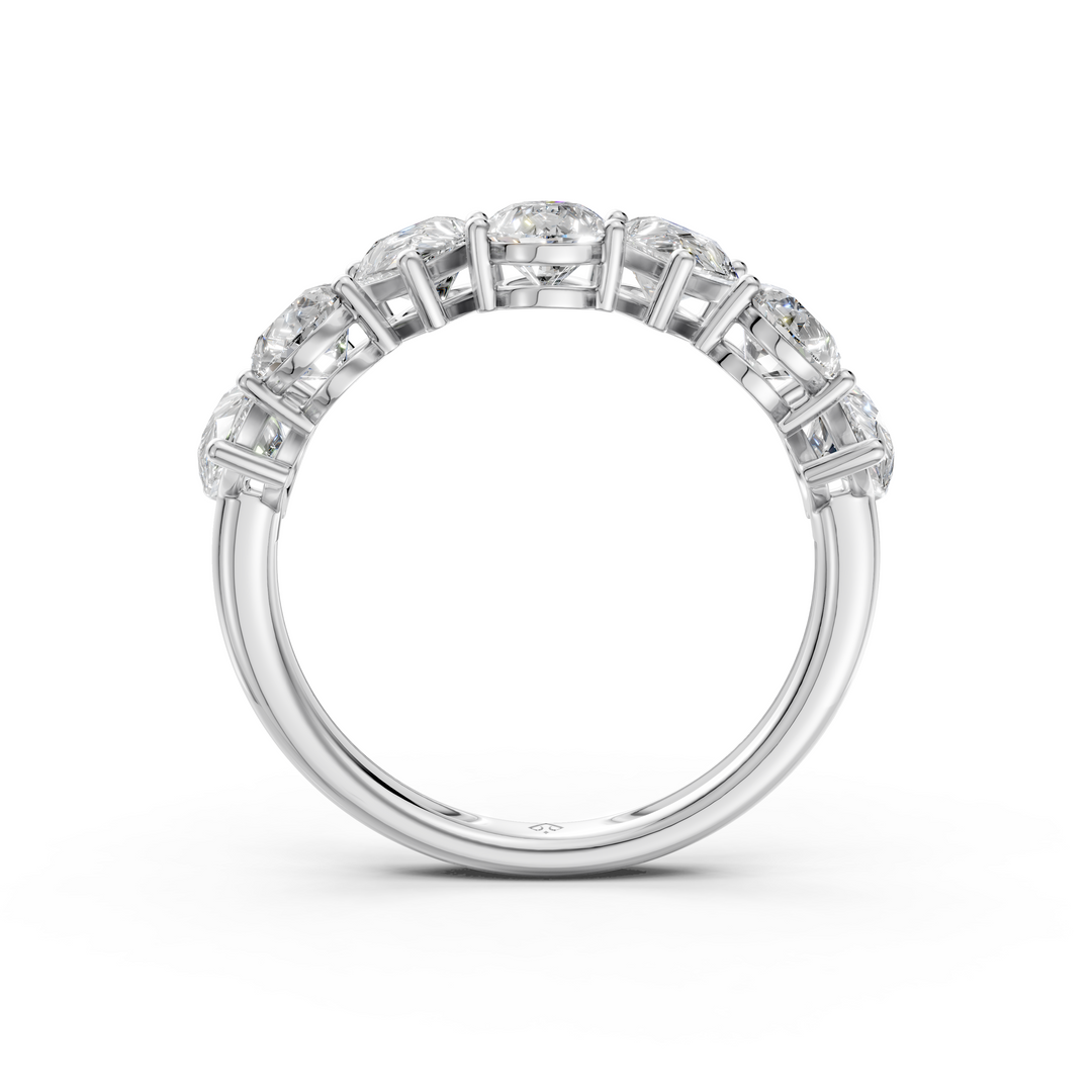 Amaya Pear Diamond 7 stone Ladies Ring