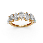 Load image into Gallery viewer, Amaya Pear Diamond 7 stone Ladies Ring
