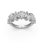 Load image into Gallery viewer, Avni Pear Diamond 7 stone Ladies Ring
