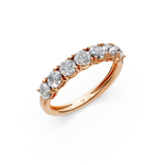 Load image into Gallery viewer, Ivy Round Diamond 7 stone Ladies Ring
