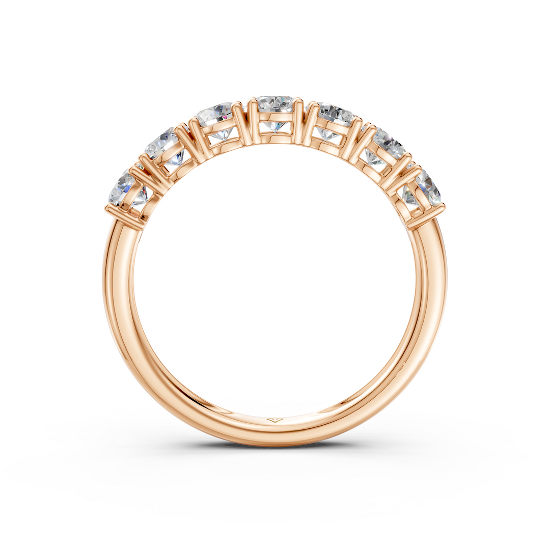 Ivy Round Diamond 7 stone Ladies Ring