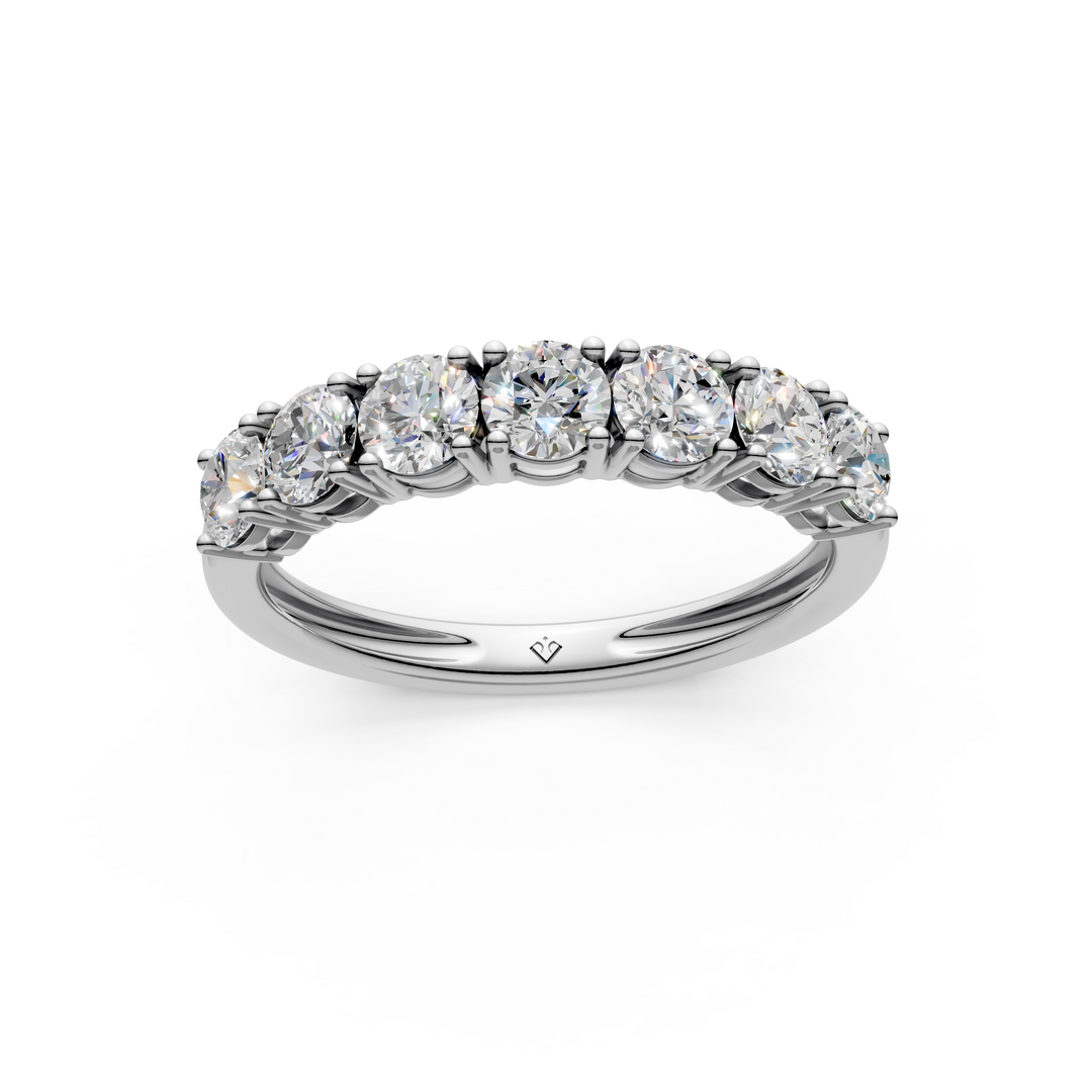 Ivy Round Diamond 7 stone Ladies Ring