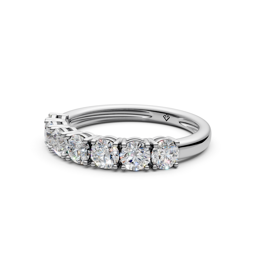 Ivy Round Diamond 7 stone Ladies Ring