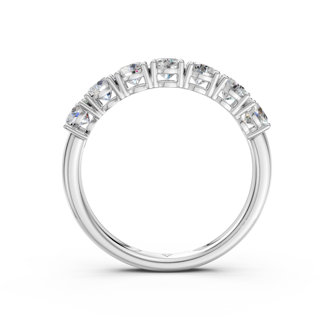 Ivy Round Diamond 7 stone Ladies Ring