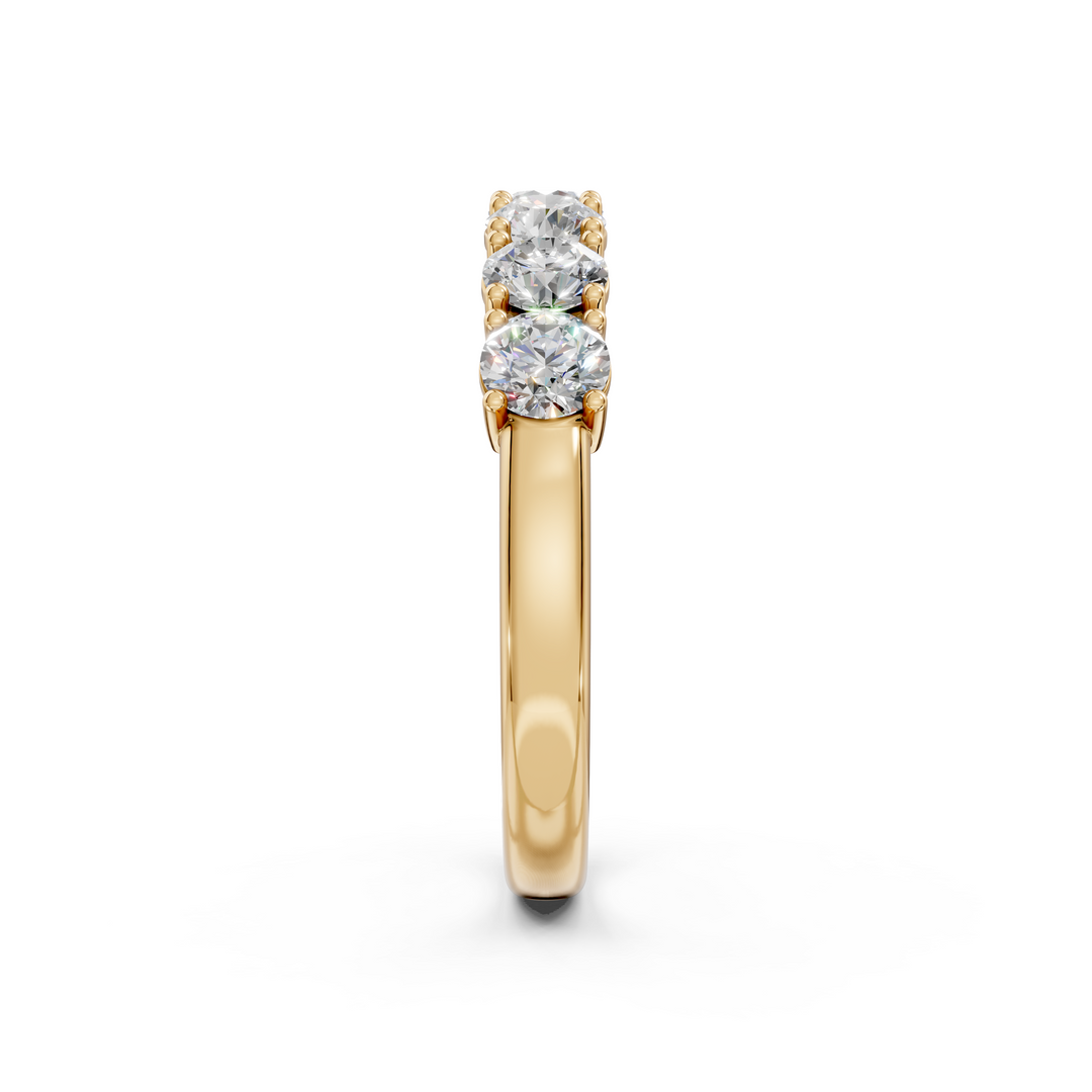 Ivy Round Diamond 7 stone Ladies Ring