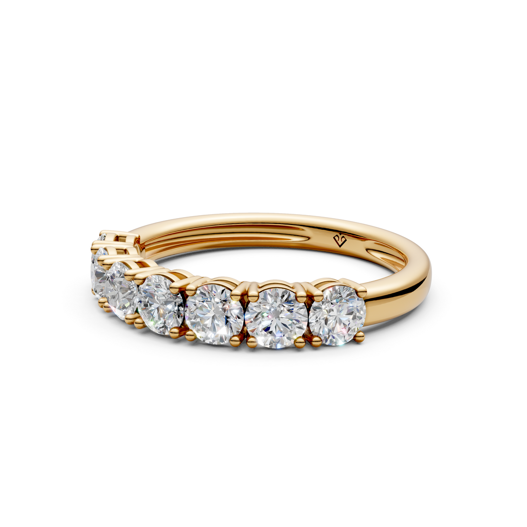 Ivy Round Diamond 7 stone Ladies Ring