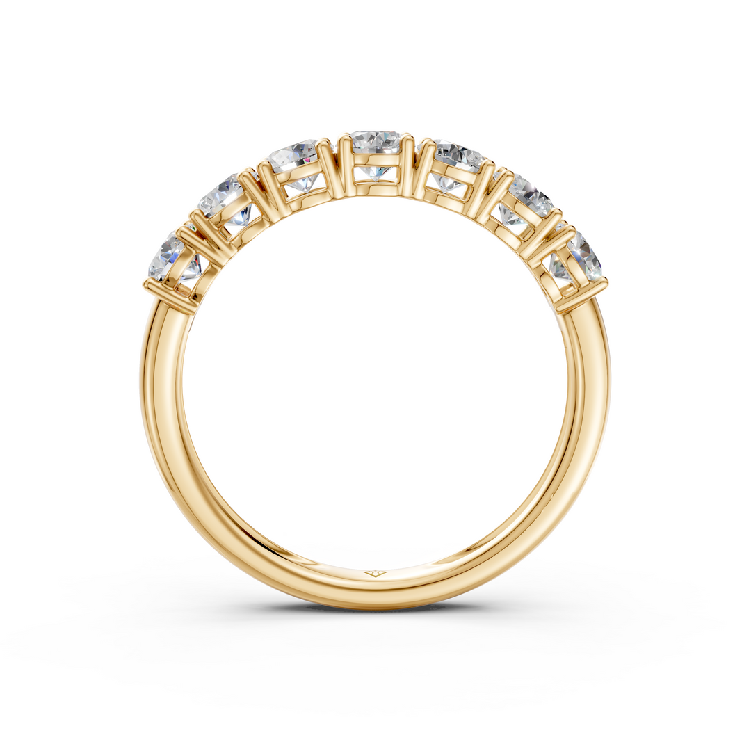 Ivy Round Diamond 7 stone Ladies Ring