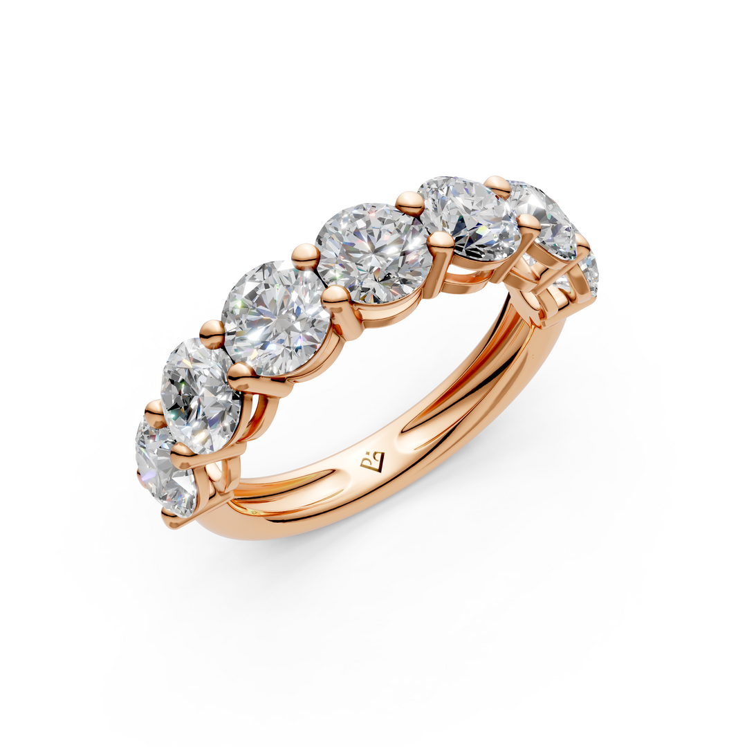 Tara Round Diamond 7 stone Ladies Ring
