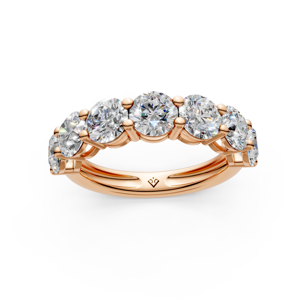 Tara Round Diamond 7 stone Ladies Ring