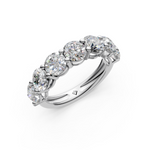 Load image into Gallery viewer, Tara Round Diamond 7 stone Ladies Ring
