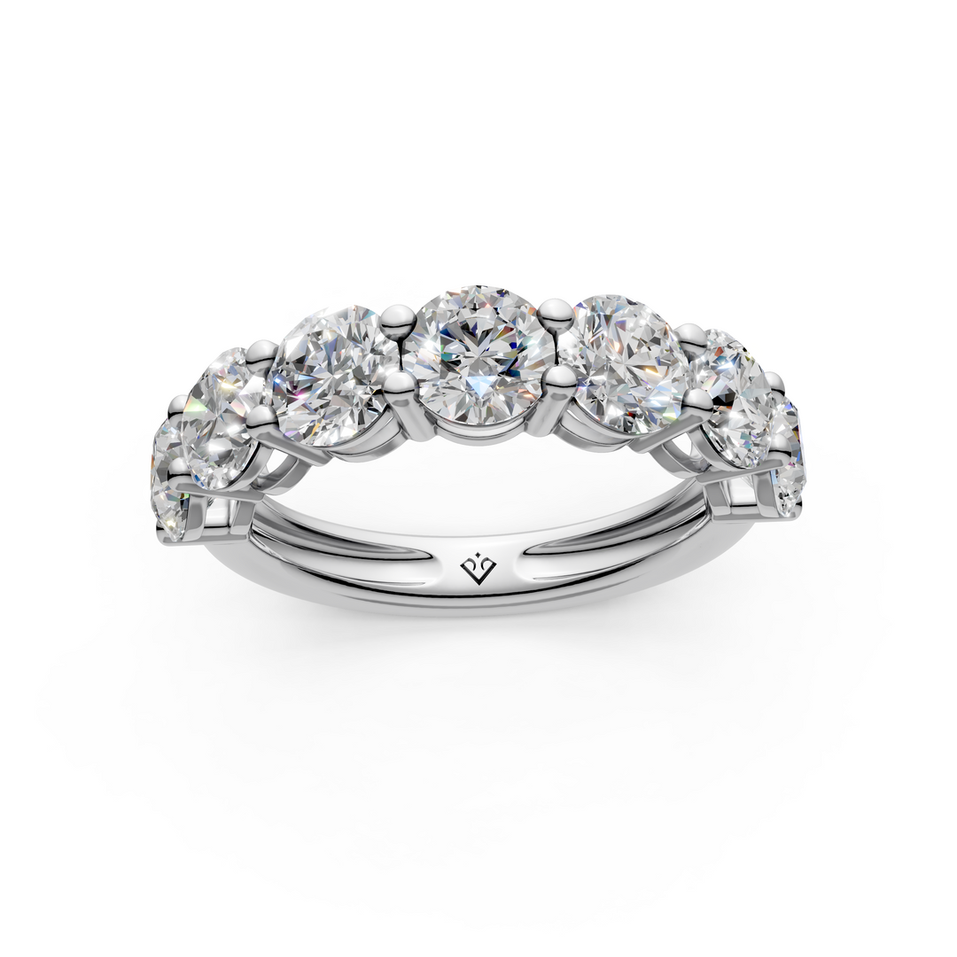 Tara Round Diamond 7 stone Ladies Ring