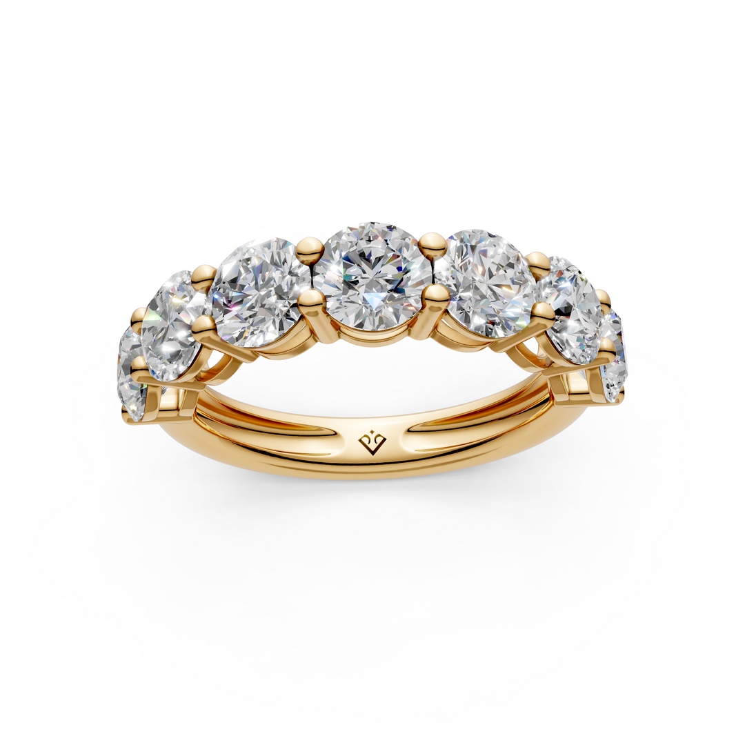 Tara Round Diamond 7 stone Ladies Ring