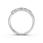 Load image into Gallery viewer, Sofia Emerald Diamond 5 Stone Ladies Ring
