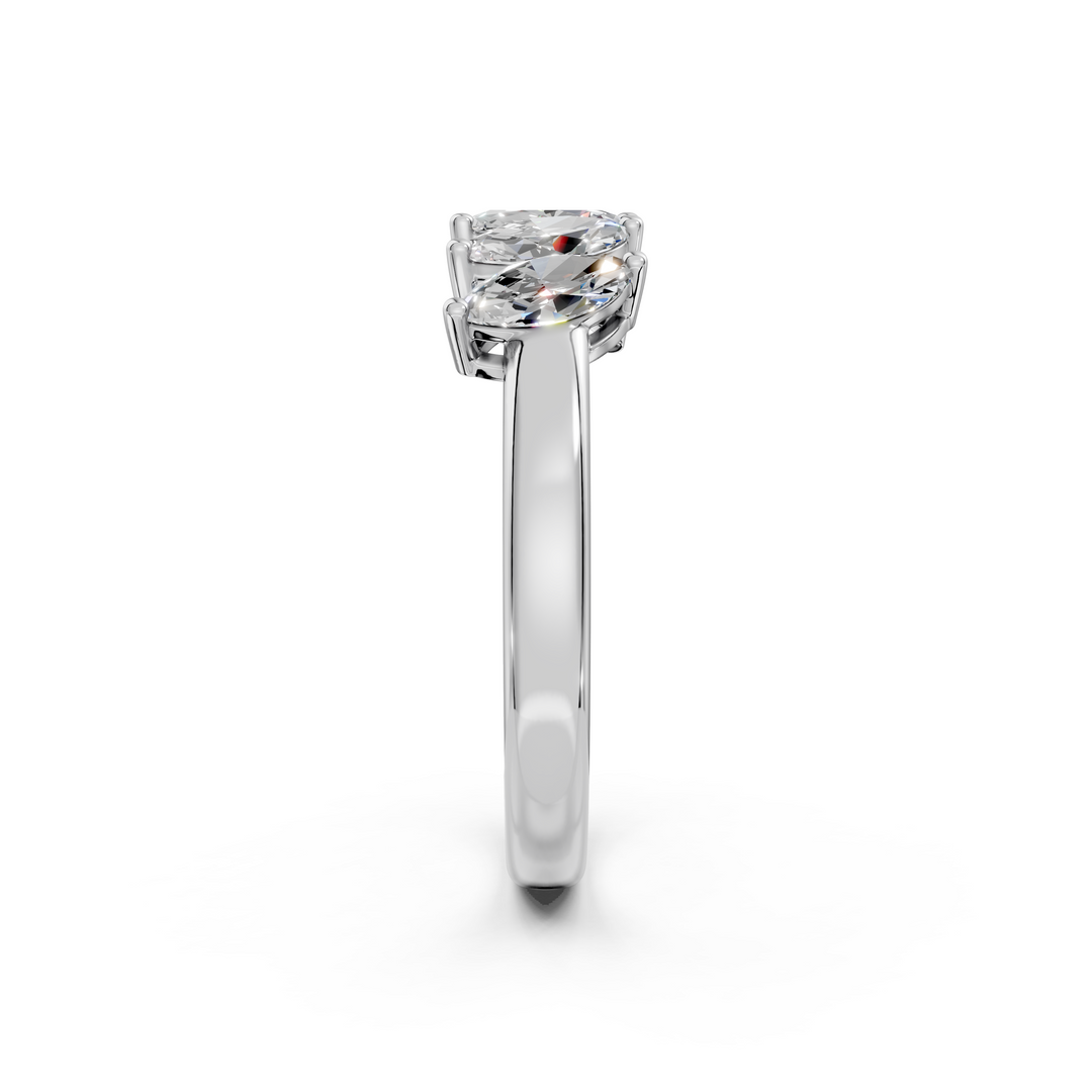 Abigail Marquise Diamond 5 Stone Ladies Ring