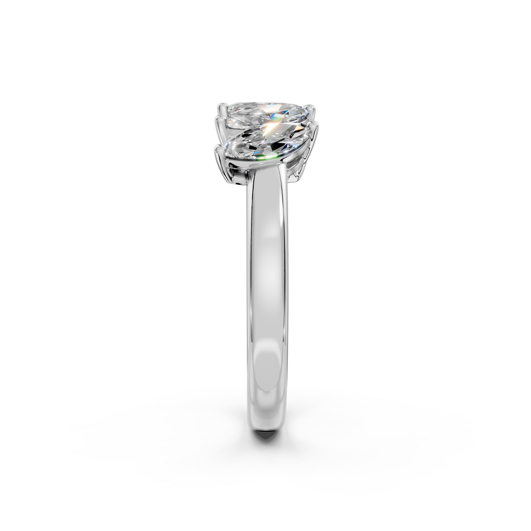 Leah Marquise Diamond 5 Stone Ladies Ring