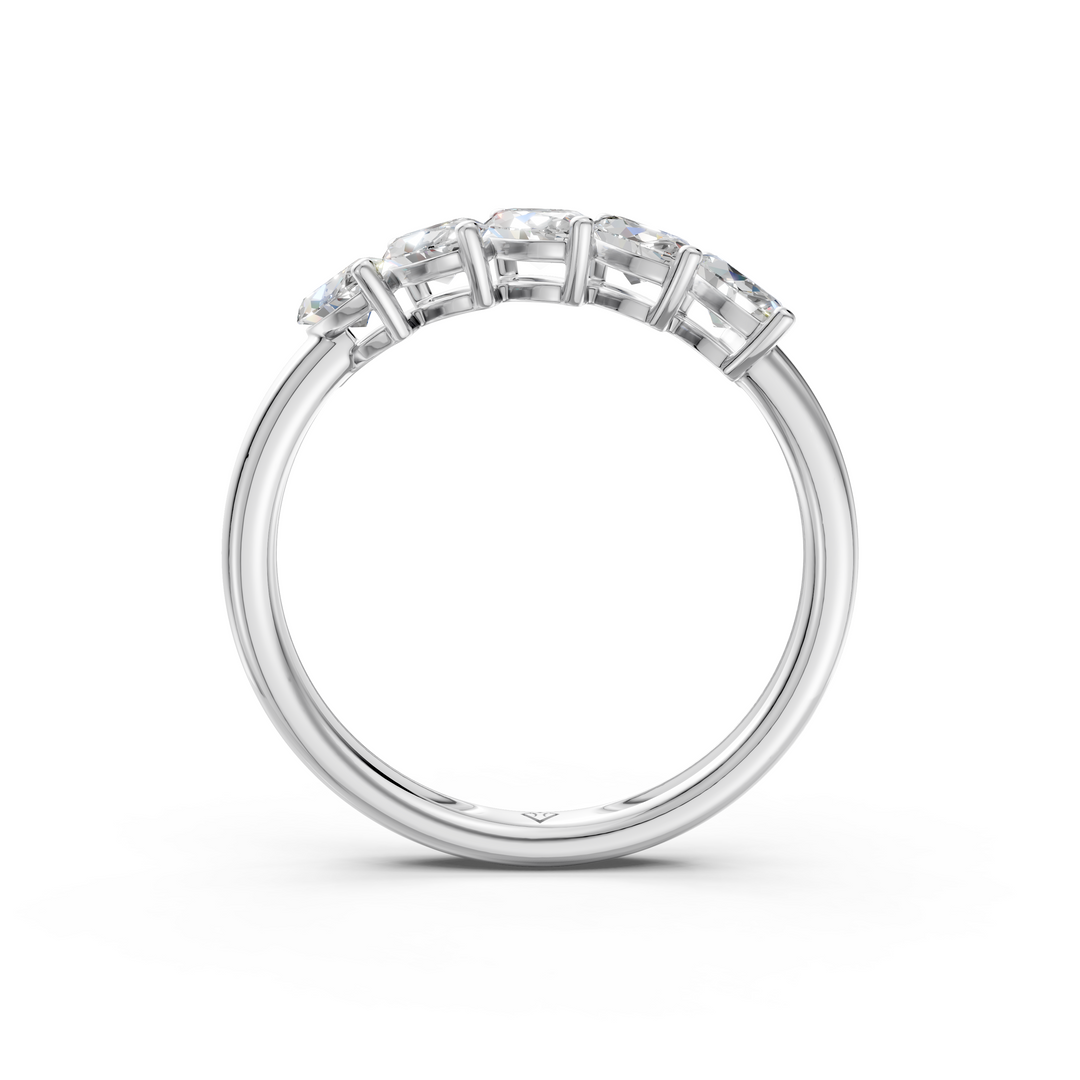 Leah Marquise Diamond 5 Stone Ladies Ring